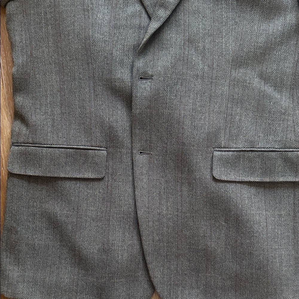 Ralph Lauren Men’s Herringbone Tweed Wool Men's Brown Blazer 44L - Picture 8 of 10